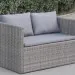 Диван-Трансформер AFINA плетеный из иск. ротанга S330G-W78 Grey купить в Усть-Лабинске