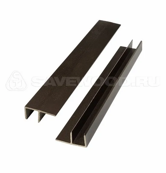 F-профиль ДПК Savewood – Тёмно-коричневый купить в Усть-Лабинске