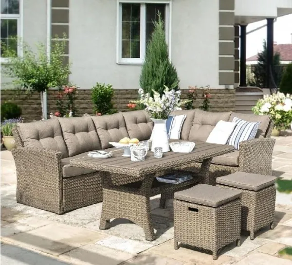 Комплект мебели AFINA плетеной из иск. ротанга AFM-307B Beige купить в Усть-Лабинске