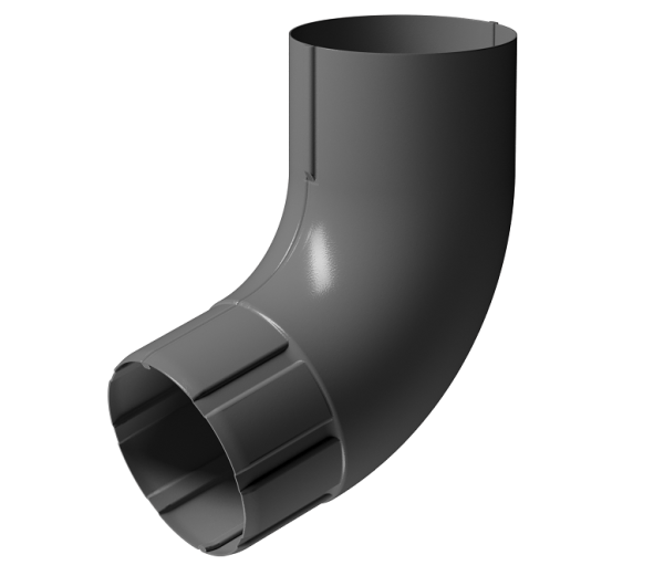 Колено 72° D90 Döcke STAL PREMIUM Графит, (RAL 7024) купить в Усть-Лабинске
