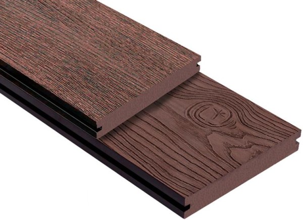 Террасная доска ДПК Outdoor 3D полнотелая STORM/OCEAN BROWN коричневая микс купить в Усть-Лабинске