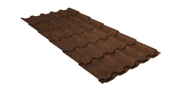 Металлочерепица квинта плюс 0,45 Safari Twincolor Brown купить в Усть-Лабинске