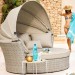 Диван-Трансформер AFINA плетеный из иск. ротанга AFM-325 Beige купить в Усть-Лабинске