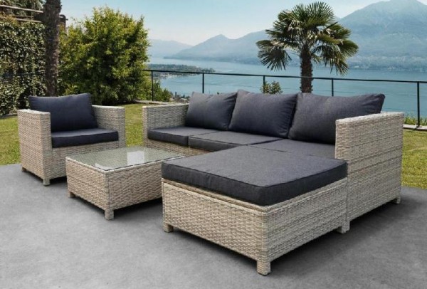 Комплект мебели AFINA плетеной из иск. ротанга YR821G Grey/Grey купить в Усть-Лабинске
