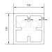 Столб SEQUOIA Evolution 3D WOOD BROWN купить в Усть-Лабинске