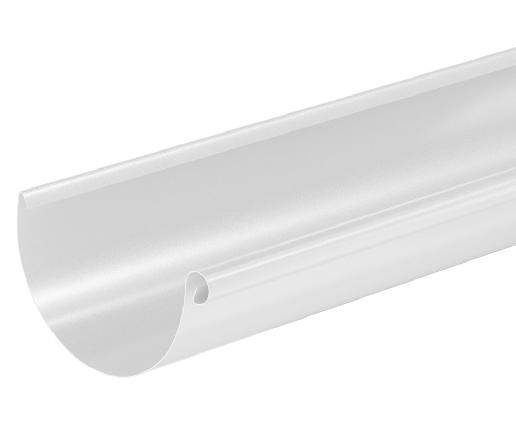 Водосток Aquasistem, система 125x90 - Водосточный желоб 3.00м RAL 9003 Белый купить в Усть-Лабинске