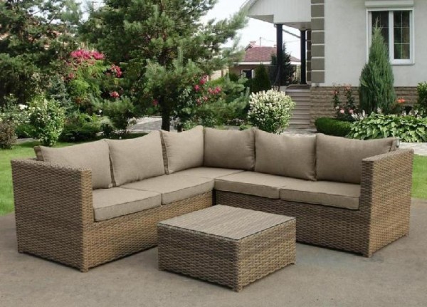 Комплект мебели AFINA плетеной из иск. ротанга YR825B Beige купить в Усть-Лабинске