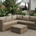 Комплект мебели AFINA плетеной из иск. ротанга YR825B Beige купить в Усть-Лабинске