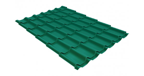 Металлочерепица классик 0,5 Satin RAL 5021 купить в Усть-Лабинске