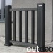Ограждение из ДПК Outdoor Классик 3D STORM чёрный купить в Усть-Лабинске
