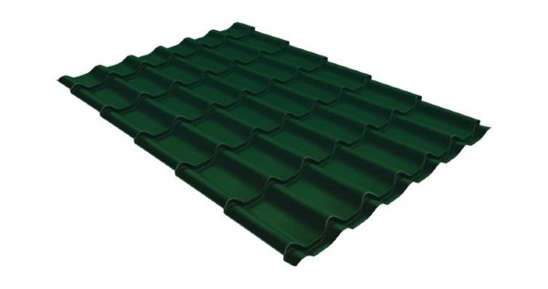 Металлочерепица классик GL 0,5 Velur20 RAL 6005 зеленый мох купить в Усть-Лабинске