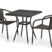 Комплект плетеной мебели AFINA из иск. ротанга T282BNT/Y137C-W53 Brown 2Pcs купить в Усть-Лабинске