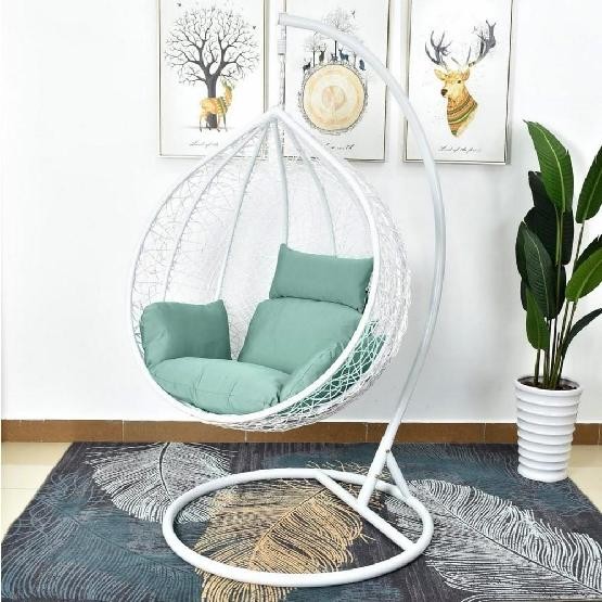 Кресло Подвесное из искусственного ротанга AFM-168A-L White/Green купить в Усть-Лабинске