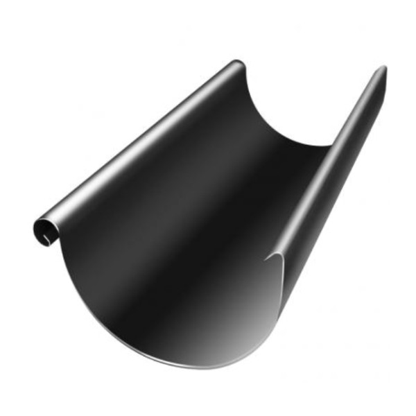 Водосток Grand Line 125x90 – Желоб 3м RAL 9005 купить в Усть-Лабинске