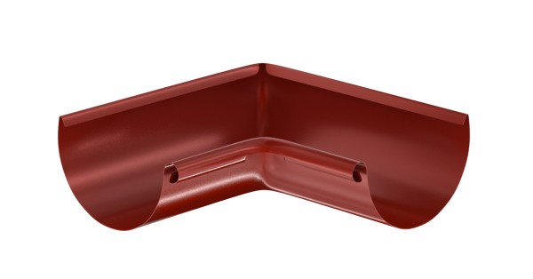 Водосток Aquasistem, система 150x100 - Угол желоба, внутренний 90° RR 29 Бургундский купить в Усть-Лабинске