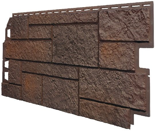 Фасадная панель VOX Sandstone (Сандстоун) темно коричневый купить в Усть-Лабинске