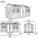 Сарай пластиковый LifeTime 15x8 DD купить в Усть-Лабинске