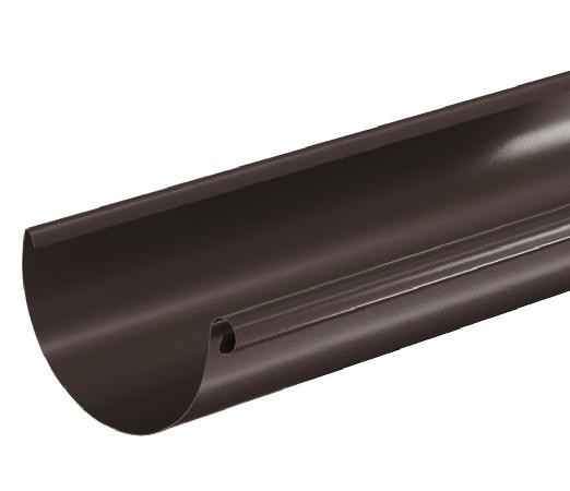 Водосток Aquasistem, система 150/100 - Водосточный желоб 3.00м RR 32 Тёмно Коричневый купить в Усть-Лабинске