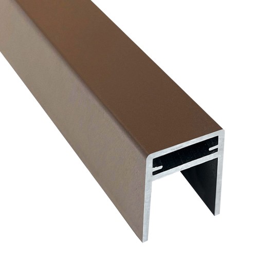 П-профиль Алюминиевый EasyDecking 35x25 Венге купить в Усть-Лабинске
