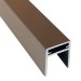 П-профиль Алюминиевый EasyDecking 35x25 Венге купить в Усть-Лабинске