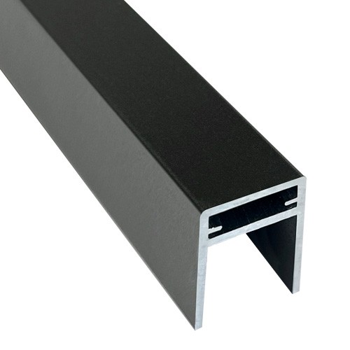 П-профиль Алюминиевый EasyDecking 35x25 Черное дерево купить в Усть-Лабинске