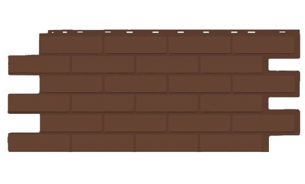 Фасадная панель T-Siding Кирпич Модерн Эко Браун купить в Усть-Лабинске