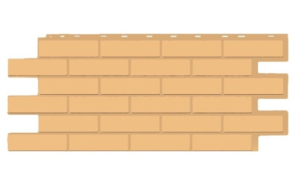 Фасадная панель T-Siding Кирпич Модерн Эко Крем купить в Усть-Лабинске