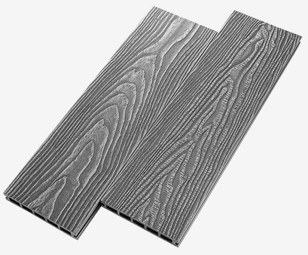 Террасная доска из ДПК RusDecking Unodeck Vintage - Серый купить в Усть-Лабинске