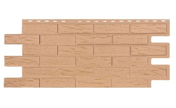 Фасадная панель T-Siding Кирпич Саман Эко Крем купить в Усть-Лабинске