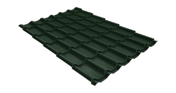 Металлочерепица классик 0,5 Satin RR 11 темно-зеленый купить в Усть-Лабинске